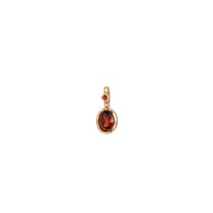 Adjustable Chain 12 Birthstones Pendant 18K Gold JX010405GK