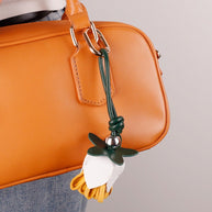 Spring Floral Keychain | Handmade Colorful PU Flower Charm