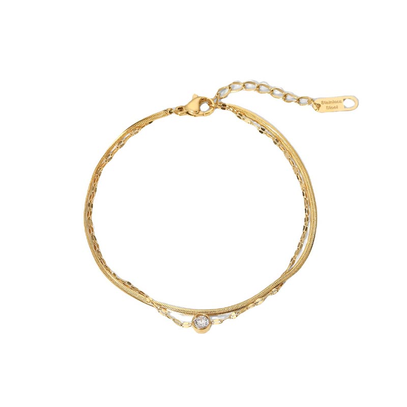 CZ Two Layer Bracelet