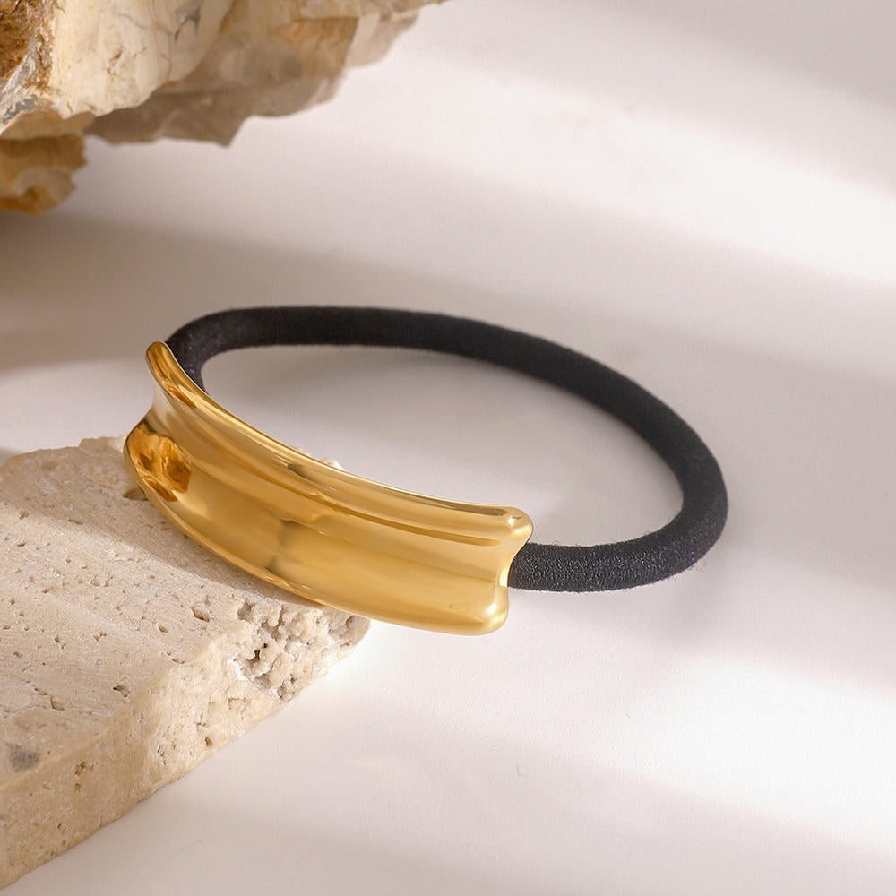 Stainless Steel Hair Tie Ponytail Elastic JXHW2407037