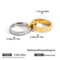 Stackable Rings Set | Multi-Ring Stainless | Korean Style