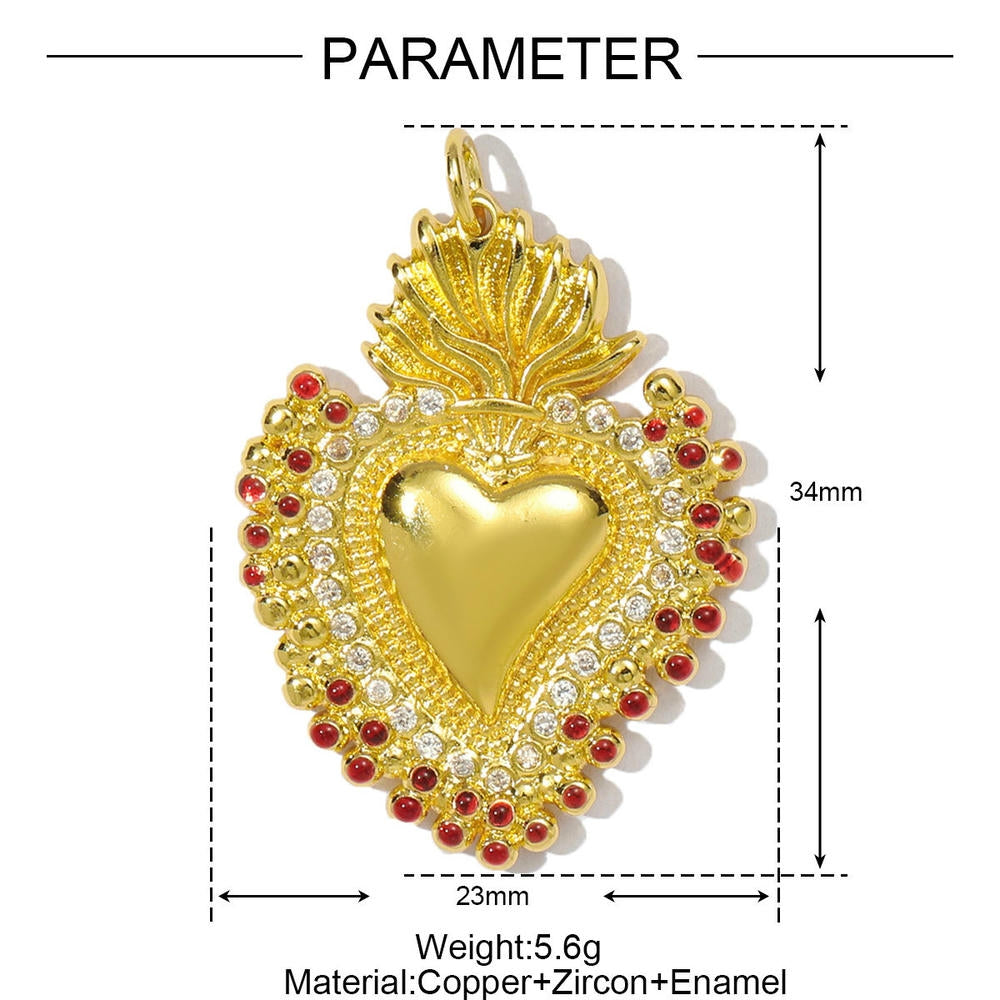 3D Evil Eye Pendant | Glamorous Zircon Flower Love Charm