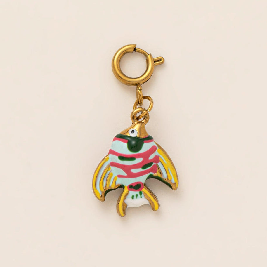 Ocean Animals Pendant Steel 18K Gold Plated Women JX252227R