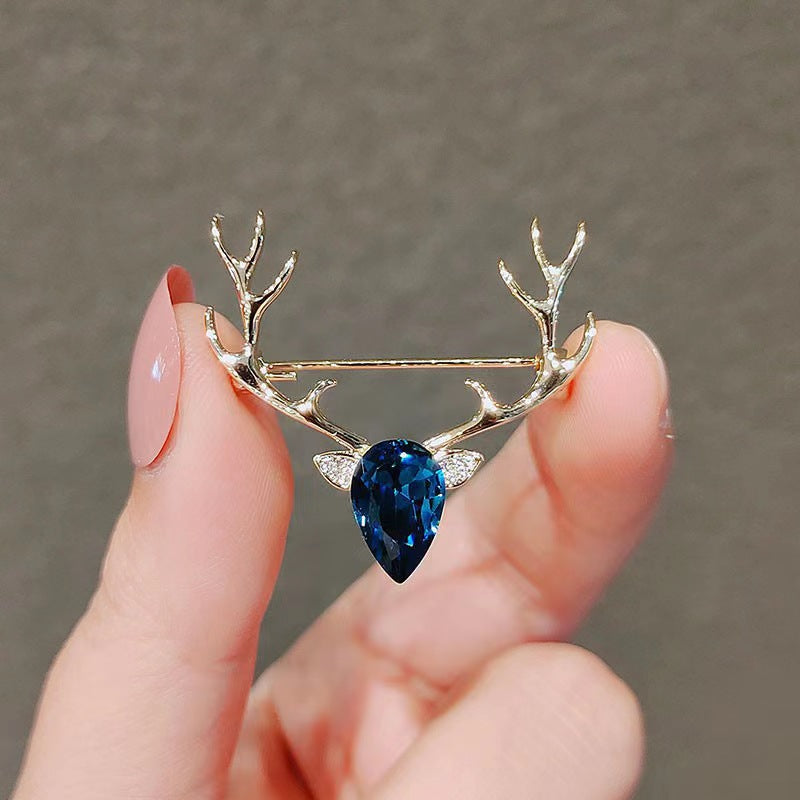 Personality Antler Brooch | Western Suit Accessory