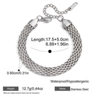 Cuban Bracelet | Stainless Luxury | Non-Tarnish Women's