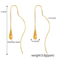 Teardrop Tassel Earrings