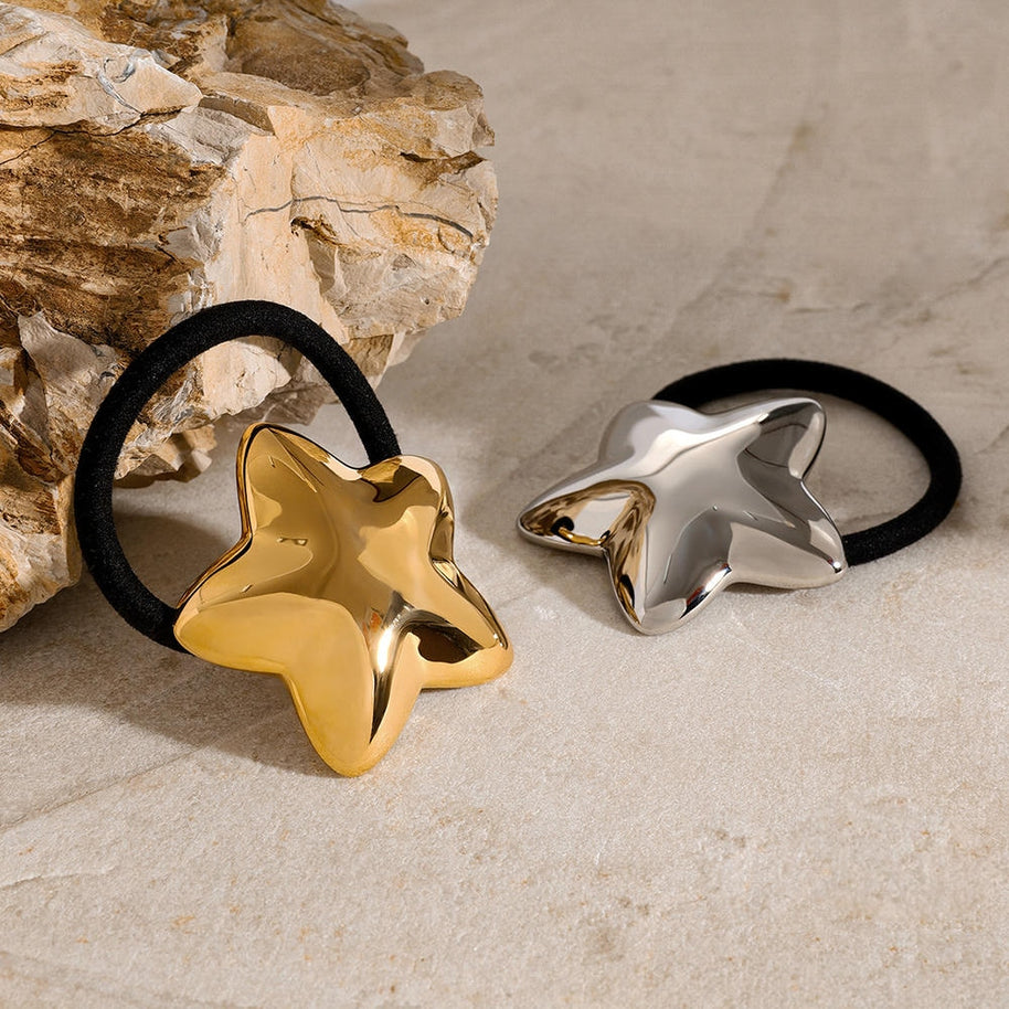 High End Star Hair Tie Metal Hair Accessory JXH2406002