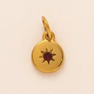 European 12 Months Birthstone Sun Zircon Pendant JX24110506M