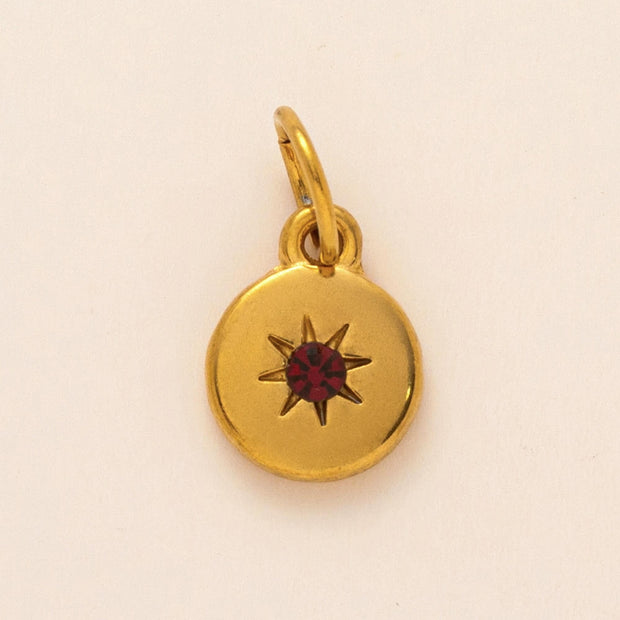 European 12 Months Birthstone Sun Zircon Pendant JX24110506M