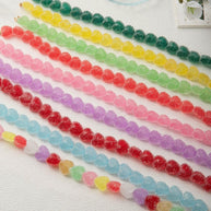 Cute Candy-Colored Resin Sugar-Coated Heart Bag Chain Pendant