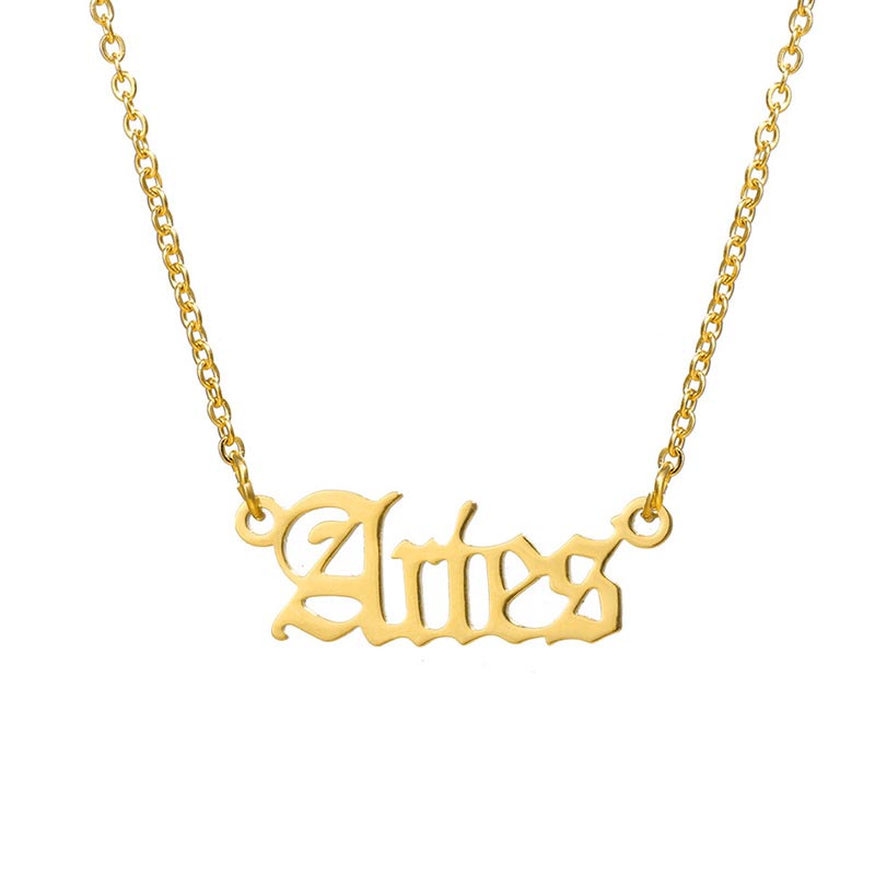 Letter Constellation Necklace