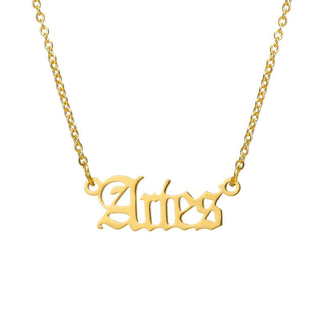 Letter Constellation Necklace
