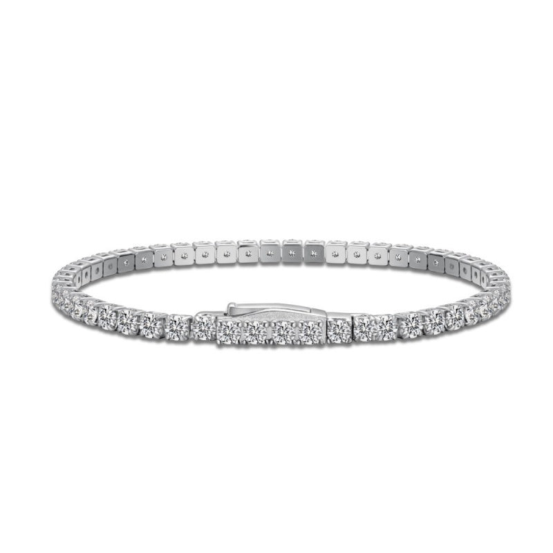 3mm Sterling Silver Tennis Bracelet JDY150360