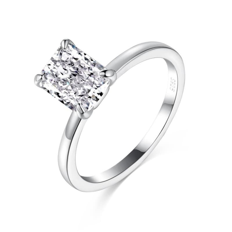 Ice Flower Cut CZ Engagement Ring JDY120871
