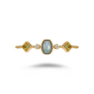 Dainty Sterling Silver Aquamarine Ring GS1239
