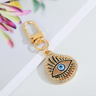 Evil Eye Keychain | Blue Drop Charm | Turkish Gift
