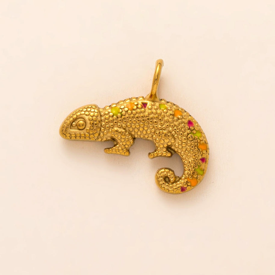 Lovely Enamel Animal Clog Ornament 18K Gold JX26041258GK
