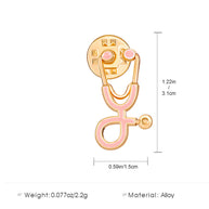 Colorful Cartoon Stethoscope Brooch JMYQ2022004