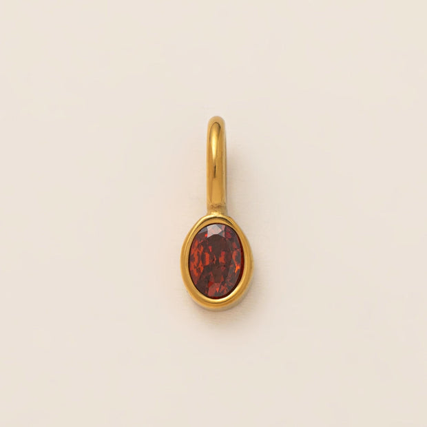 Multi Shape 12 Birthstones Pendant Gold Plated DIY JX061404M