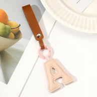 Letter Keychain | Leather Alphabet Pendant | Amazon Gift