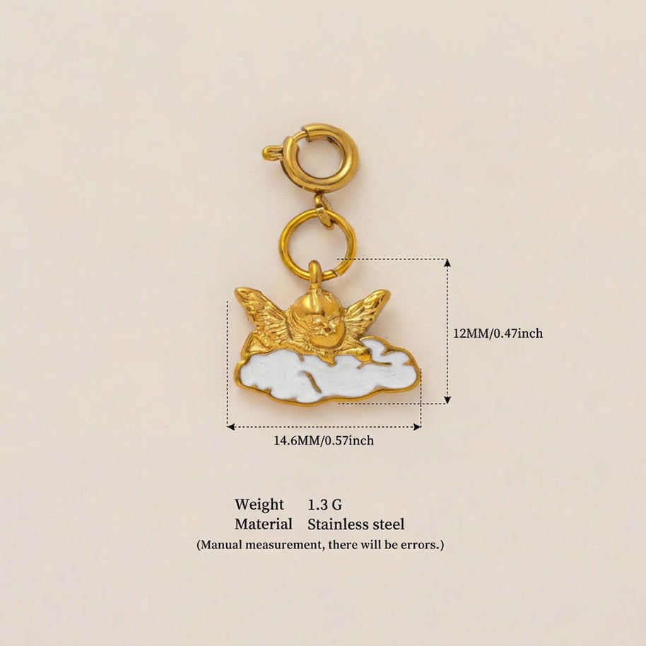 Stainless Steel Trendy Design Valentine Zircon Pendant