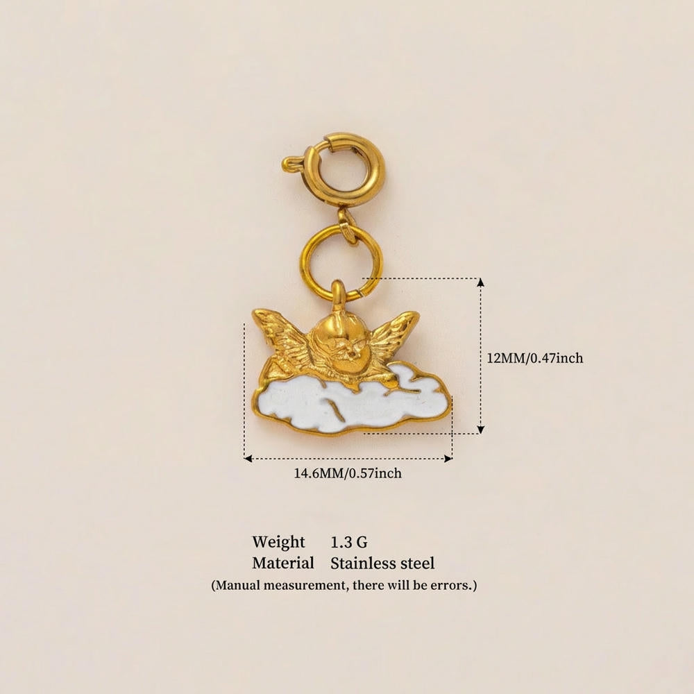 Stainless Steel Trendy Design Valentine Zircon Pendant