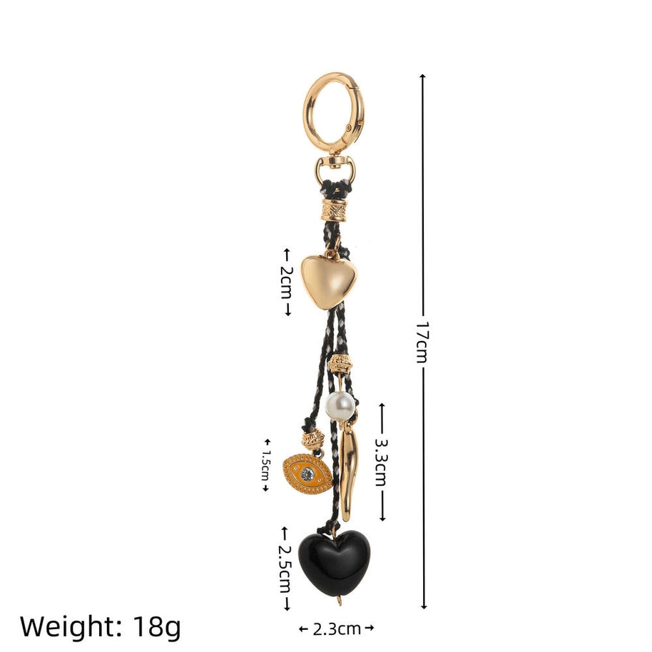 Cute Cherry Bear Bag Charms 18K Gold Plated DIY Accessories