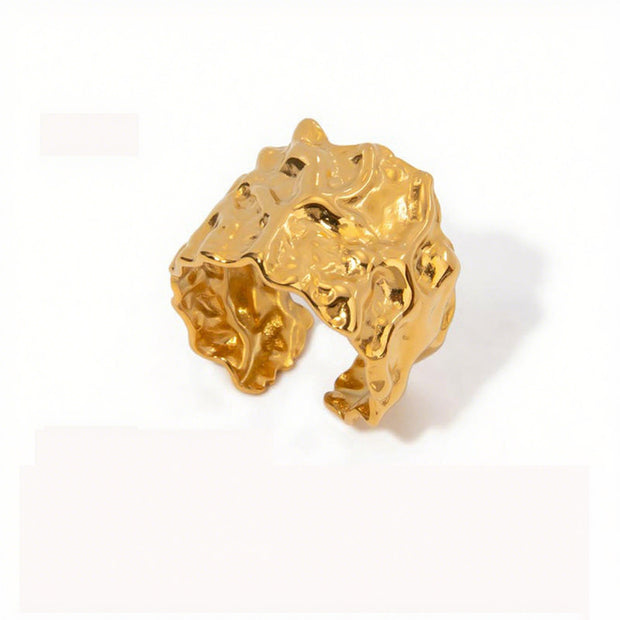 Molten Open Band Ring
