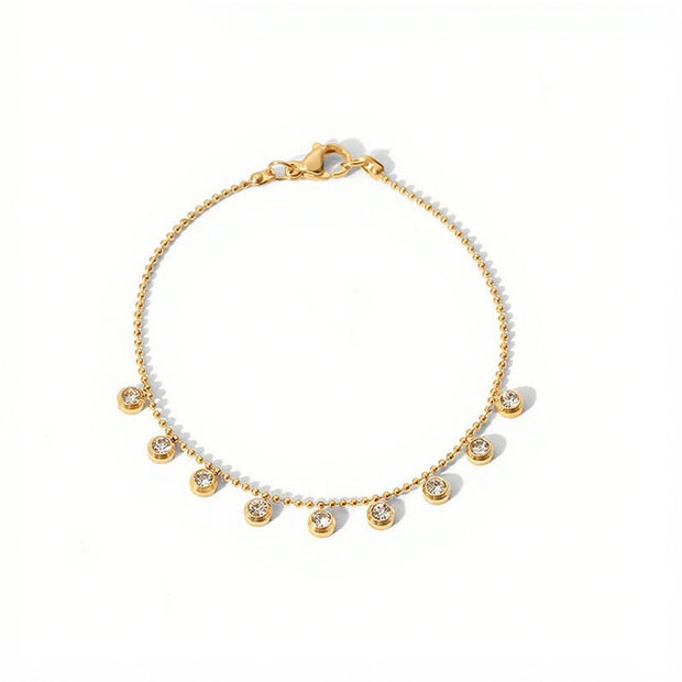 CZ Charm Bracelet
