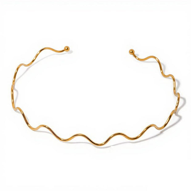 Stainless Steel Cuff Necklace