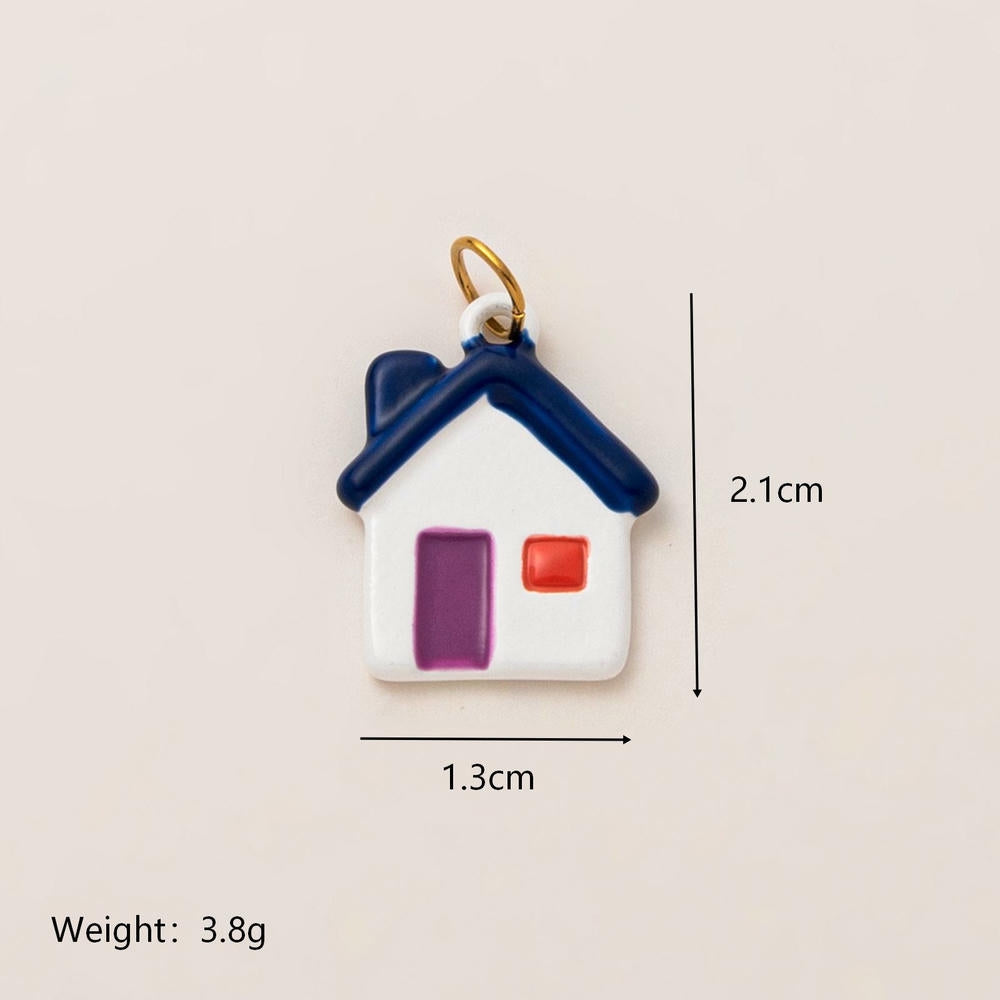 House Motif Footwear Ornament 18K Gold JX26041248GK