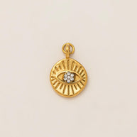 Celestial Evil Eye Hamsa Charms Stainless Steel DIY Pendants