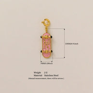 Stainless Steel Trendy Design Valentine Zircon Pendant