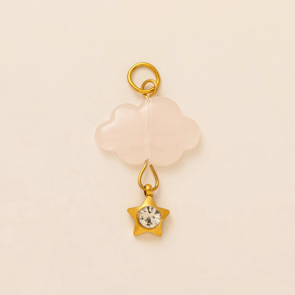 Cloud Geometric Shoe Jewel 18K Gold Steel JX26041255GK