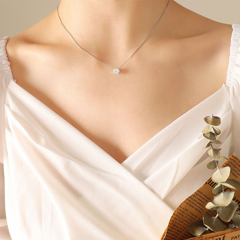 CZ Clavicle Chain