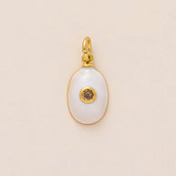 Colorful 12 Birthstones Zircon Charm Round Square DIY