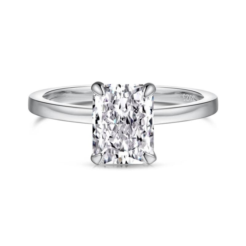 Ice Flower Cut CZ Engagement Ring JDY120871