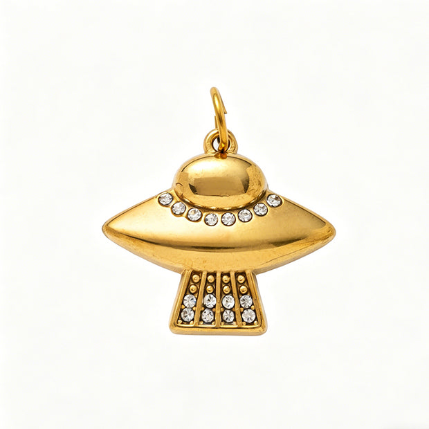 Skate Earphone Shoe Trinket 18K Gold Steel JX26041261GK