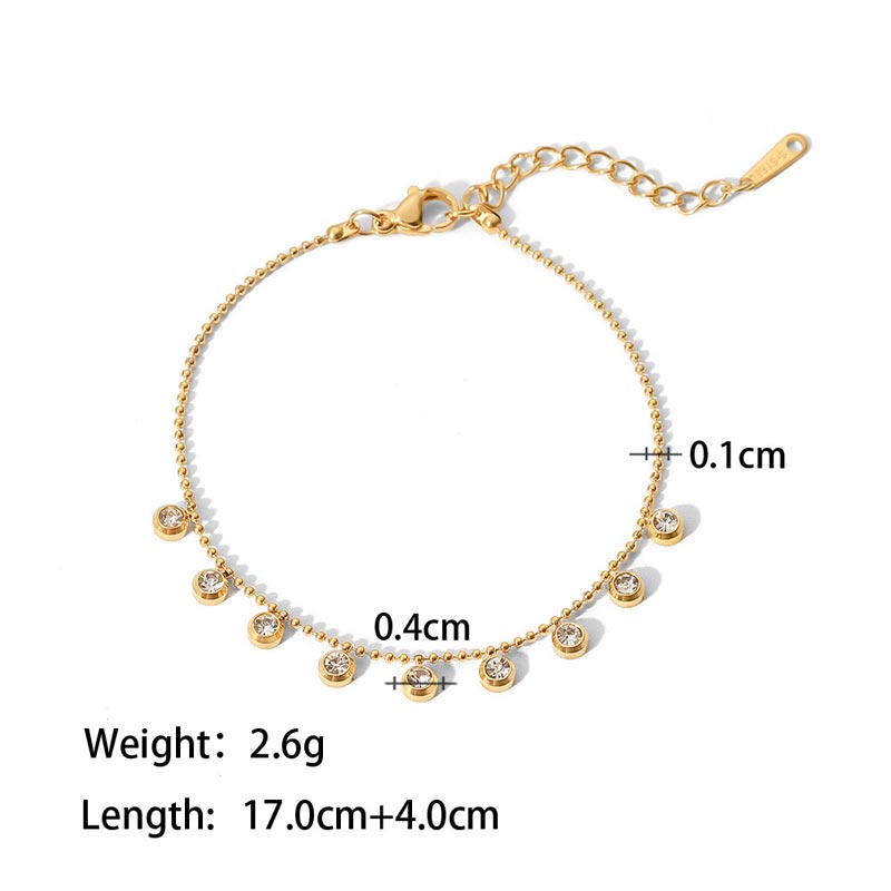 CZ Charm Bracelet