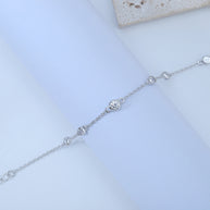 CZ Station Bracelet