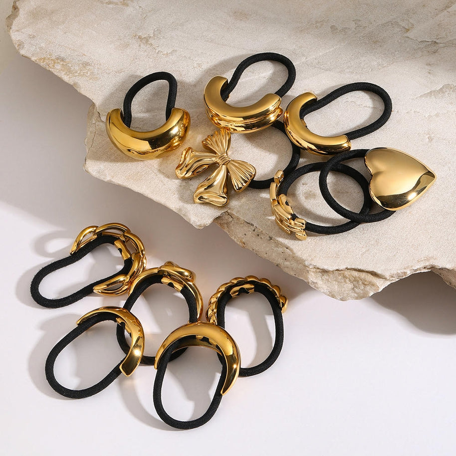 Ins Style Hair Tie Ponytail Holder Elastic JXH2404001