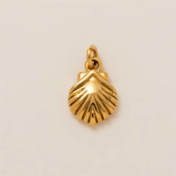 Elegant Steel Pendant 18K Gold Plated Tarnish Resistant DIY