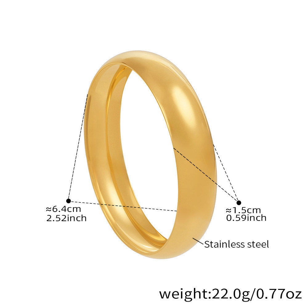Large Plain Bangle JMZ478