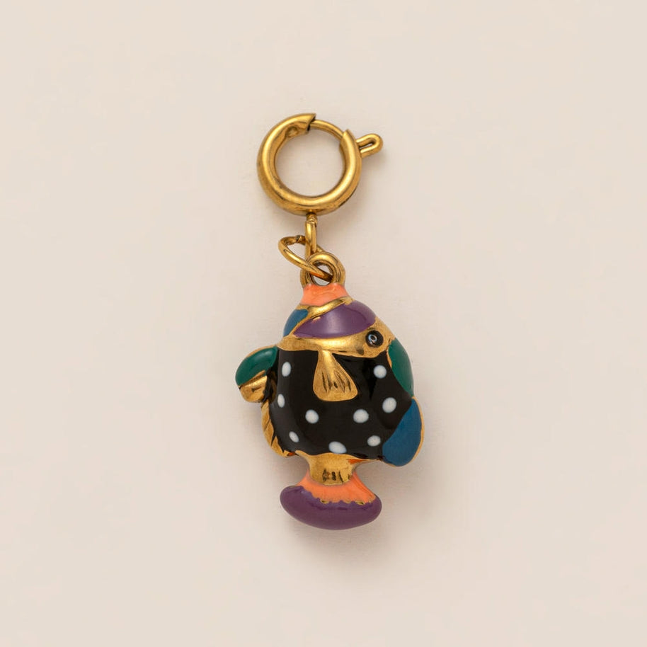 Ocean Animals Pendant Steel 18K Gold Plated Women JX252227R