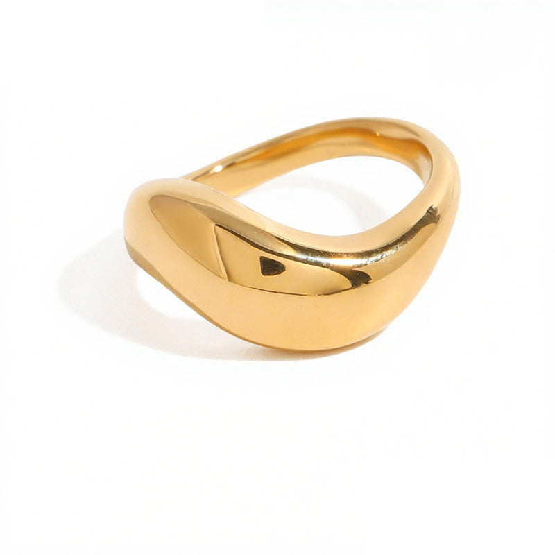 Bold Wave Ring
