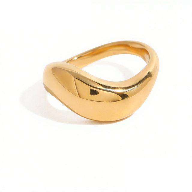 Bold Wave Ring