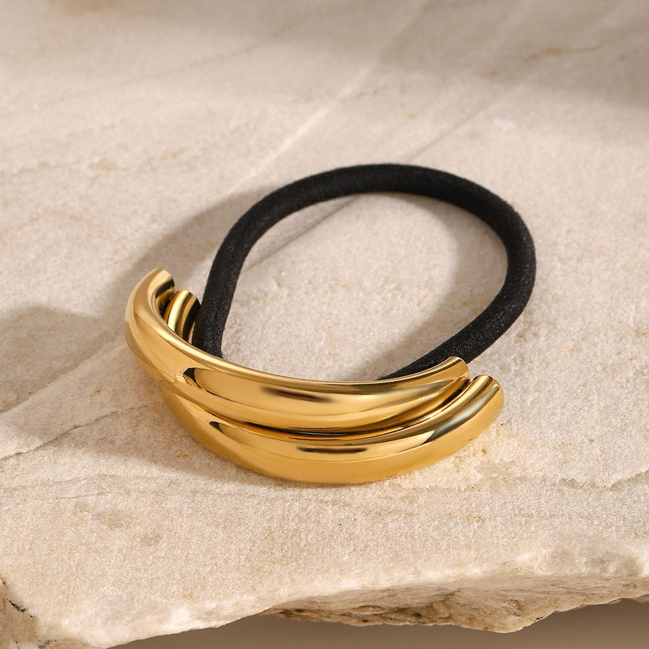 Titanium Steel Hair Tie Ponytail Band JXHW2407014