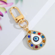 Evil Eye Keychain | Blue Drop Charm | Turkish Gift