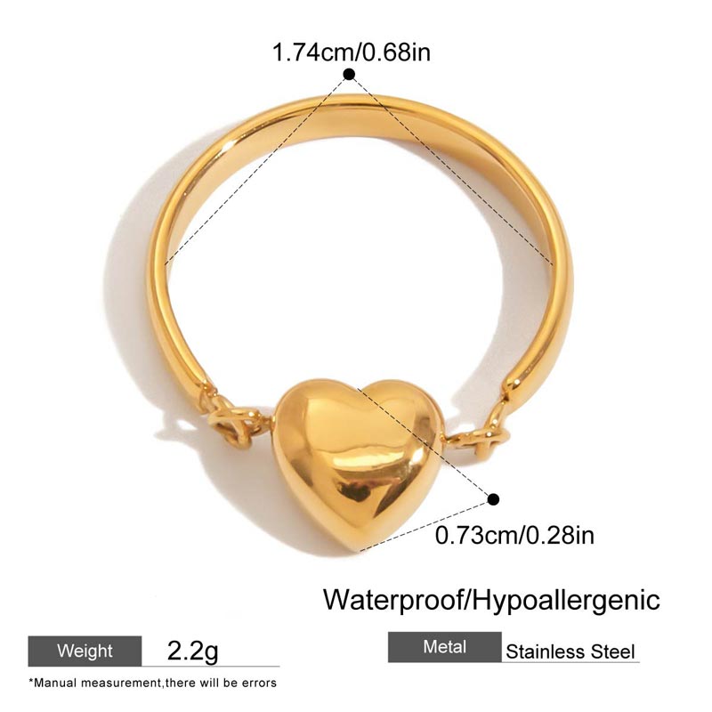 Puff Heart Ring