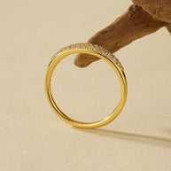 Pave Slim Signet Ring JAN1238